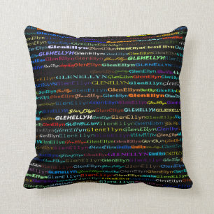 Cojín decorativo Glen Ellyn Text Design I