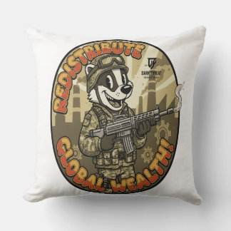 Cojín Decorativo Global Wealth Badger Throw Cushion