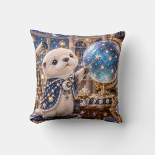 Cojín Decorativo Globo Celeste Otter Azul Estelar