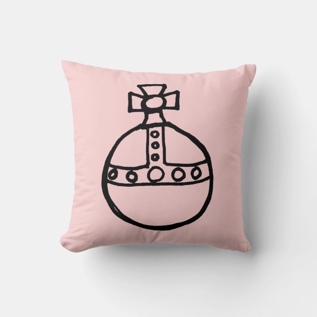 Cojín Decorativo Globo Cruciforme (Anverso)