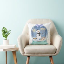 Cojín Decorativo Globo de nieve de Janucá
