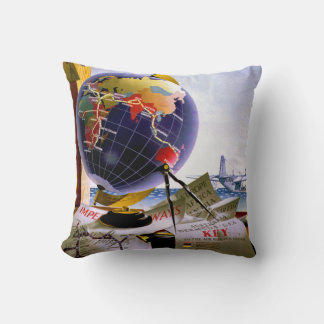 Cojín Decorativo Globo de vías aéreas imperiales
