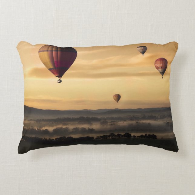 Cojín Decorativo Globos del aire caliente (Anverso)
