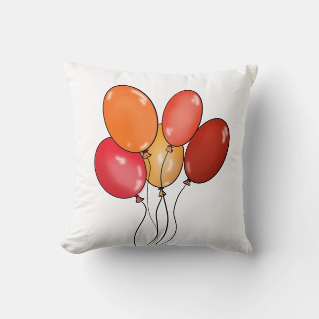 Cojín Decorativo Globos vibraciones felices (Anverso)