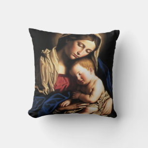 COJÍN DECORATIVO GLORIA A JESÚS Y MARÍA