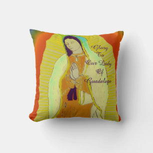 Cojín Decorativo Gloria A Nuestra Señora De Guadalupe