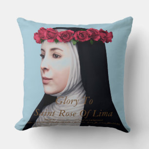 Cojín Decorativo Gloria A San Rosa De Lima