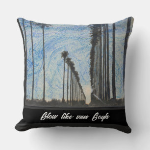 Cojín Decorativo Glow como van Gogh