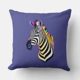 Cojín Decorativo Glow Neon Zebra