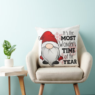 Cojín Decorativo Gnome de Navidad
