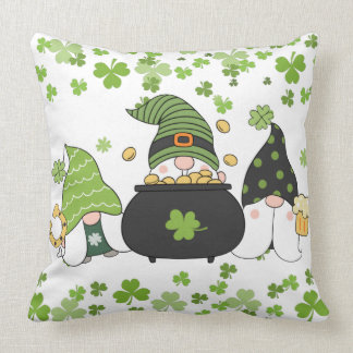 Cojín Decorativo Gnome del Día de San Patricio