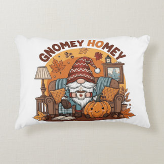 Cojín Decorativo Gnome diseño de calabaza estacional en casa
