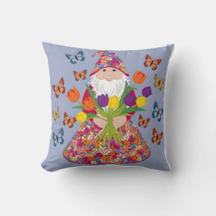 Cojín Decorativo Gnome floral Kaleidoscope para mamá