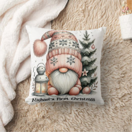 Cojín Decorativo Gnome for the Holidays Throw Pillow