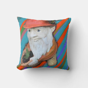 Cojín Decorativo Gnome Gardener En Meditación