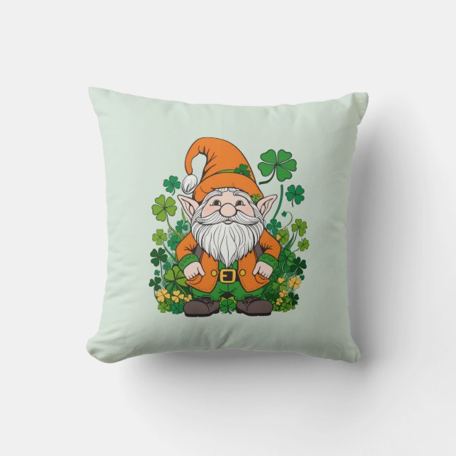 Cojín Decorativo Gnome irlandés (Anverso)