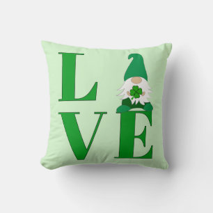 Cojín Decorativo Gnome irlandés de amor