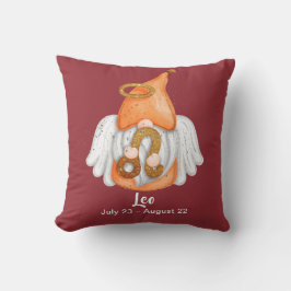 Cojín Decorativo Gnome Leo Astrology Rótulo Angel
