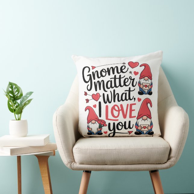 Cojín Decorativo Gnome Matter Qué Gnomes Aman (Silla)