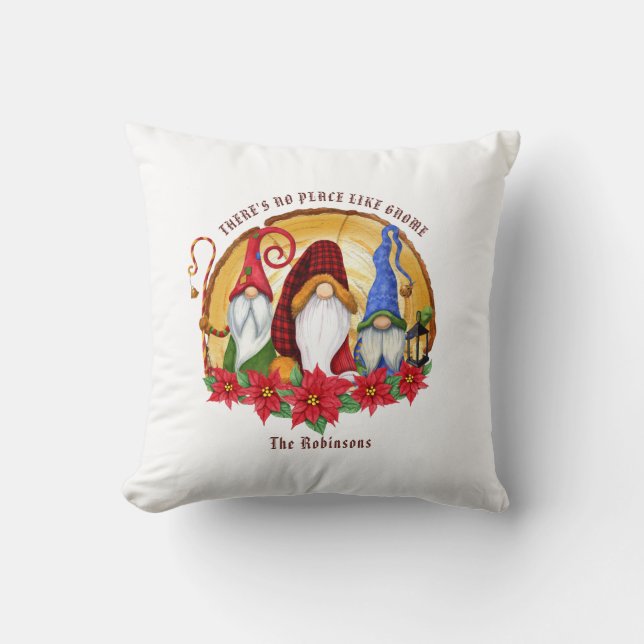 Cojín Decorativo Gnome Navidades nórdicos (Anverso)