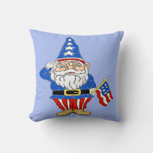 Cojín Decorativo Gnome patriótico