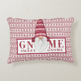Cojín Decorativo Gnome Sweet Gnome Accent Pillow