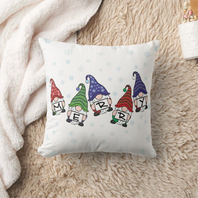 Cojín Decorativo Gnomes dispersos por las cerezas (Manta)