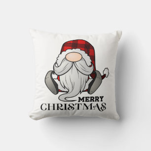 Cojín Decorativo Gnomo navideño acogedor