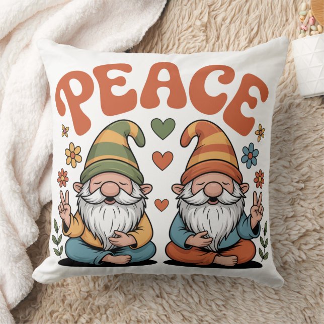 Cojín Decorativo Gnomos de la Paz (Manta)