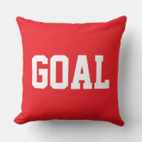GOAL Deportivo Atletismo Texto Blanco Sobre Rojo B