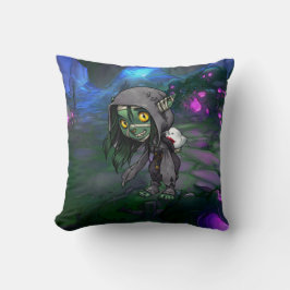 Cojín Decorativo Goblin lindo en la cueva