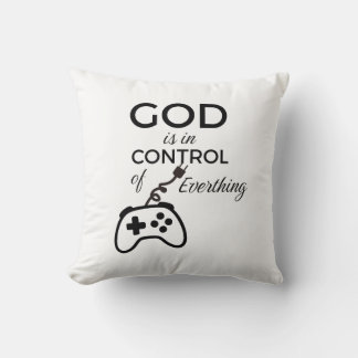 Cojín Decorativo God Is In Control Christian Home Decor Throw Pillo