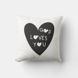 Cojín Decorativo God loves you