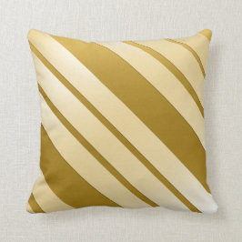 Cojín decorativo GOLD decorado “Líneas Oblicuas "