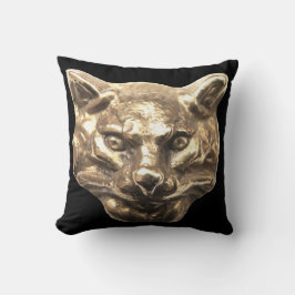 Cojín Decorativo Golden Cat – goldene Katze – vergoldeter Kater