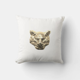 Cojín Decorativo Golden Cat – goldene Katze – vergoldeter Kater