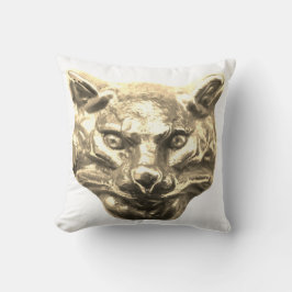 Cojín Decorativo Golden Cat – goldene Katze – vergoldeter Kater