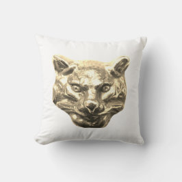 Cojín Decorativo Golden Cat – goldene Katze – vergoldeter Kater