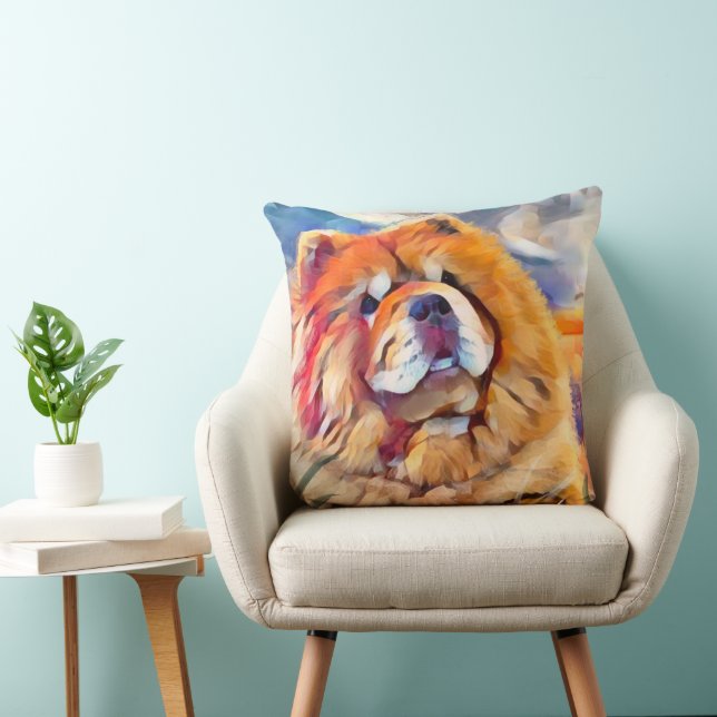 Cojín Decorativo GOLDEN CHICA chow (Silla)