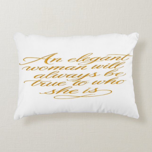Cojín Decorativo Golden Elegance Throw Pillow (Anverso)