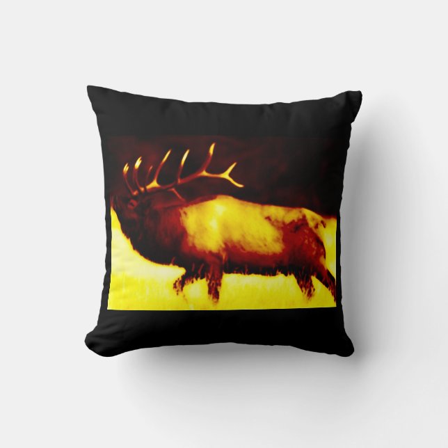 Cojín Decorativo Golden Elk (Anverso)