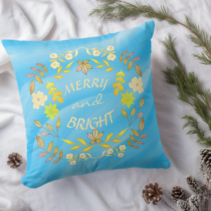 Cojín Decorativo GOLDEN MERRY Y BRIGHT personalizado