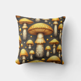 Cojín Decorativo Golden Mushrooms