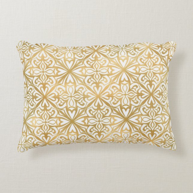 Cojín Decorativo Golden Ornate (Anverso)