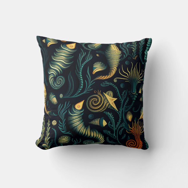 Cojín Decorativo Golden Reefs (Anverso)