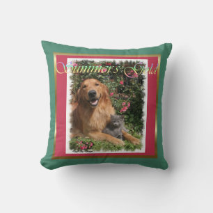 Cojín Decorativo Golden Retriever Aovers Art Gifts
