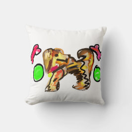 Cojín Decorativo Golden retriever art