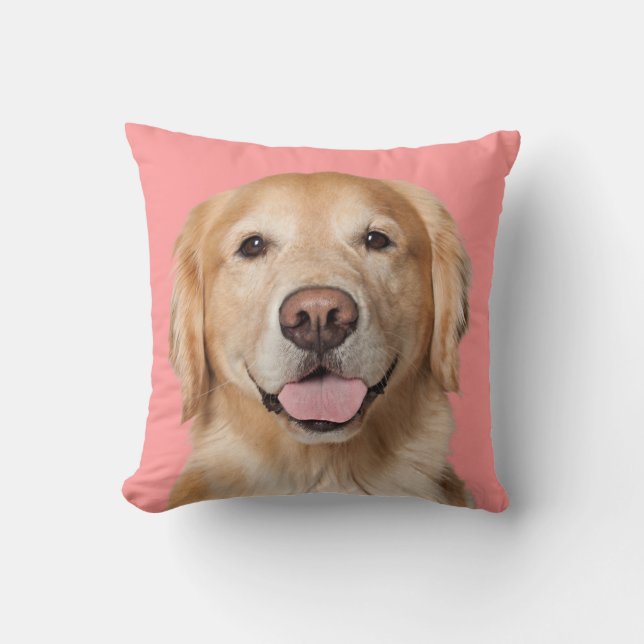 Cojín Decorativo Golden retriever - corona (Anverso)