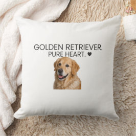 Cojín Decorativo Golden Retriever Pure Heart ♥ Decorative