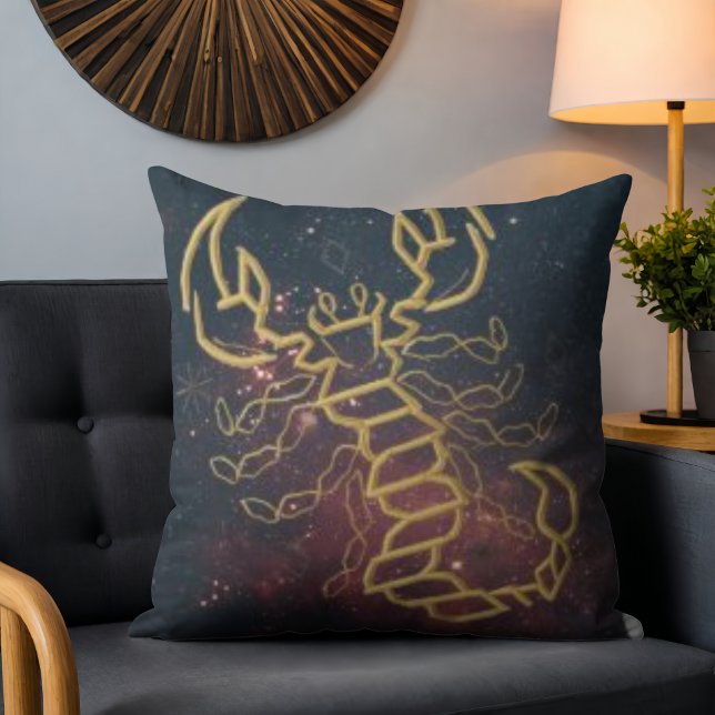 Cojín Decorativo Golden Scorpio Magnet (Subido por el creador)